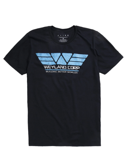 weyland corp t shirts